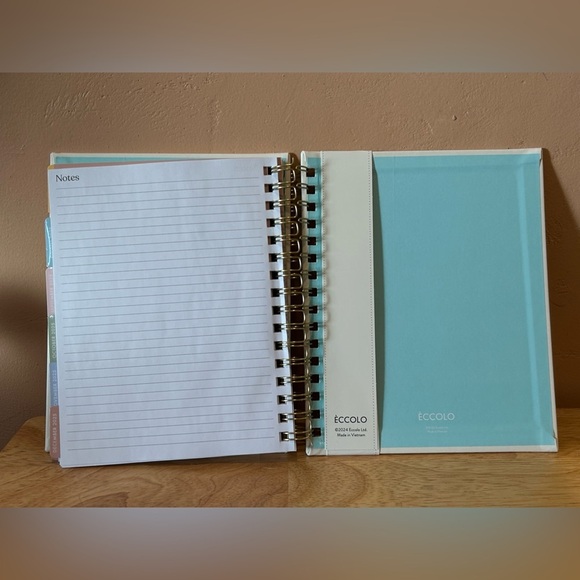 MANIFESTING MY DREAMS 12 MONTH PLANNER MADE BY ECCOLO. SPIRAL BOUND NWTS. - Picture 13 of 14